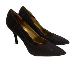 NINE WEST, black high heels